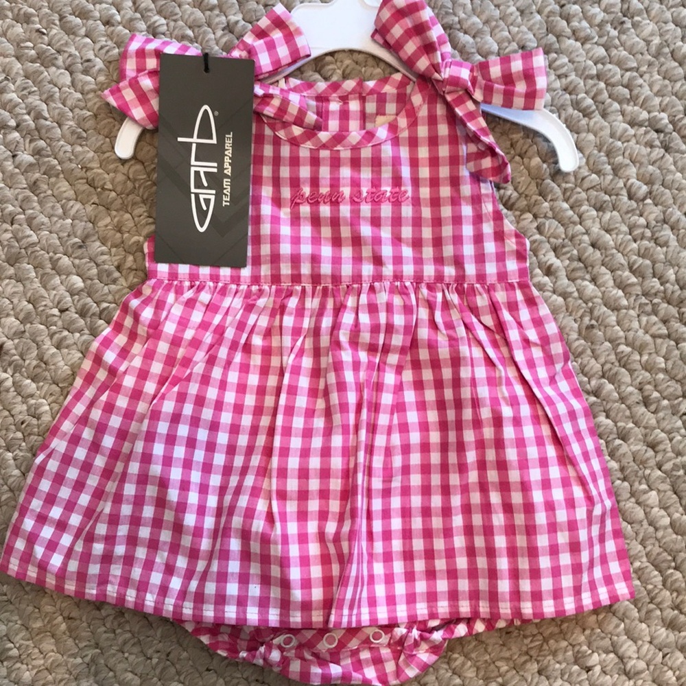 Penn state pink and white dress